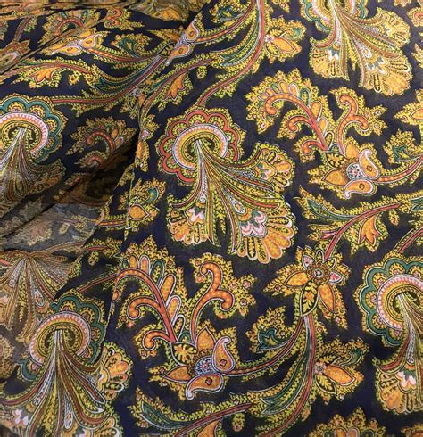 vintage paisley fabric